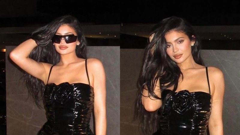 Kylie Jenner elege look curtinho para a noite - Reprodução/Instagram