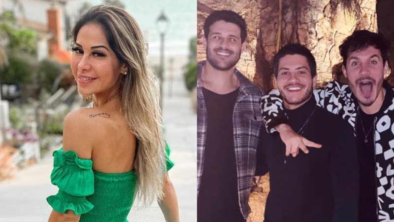 Maíra Cardi é acusada de não deixar Arthur Aguiar encontrar os amigos e rebate - Reprodução/Instagram