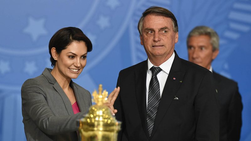 Michelle Bolsonaro e Jair Bolsonaro - Foto: Getty Images