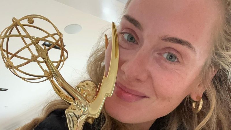 Adele ganha o primeiro Emmy da carreira: ''Muito honrada'' - Reprodução/Instagram