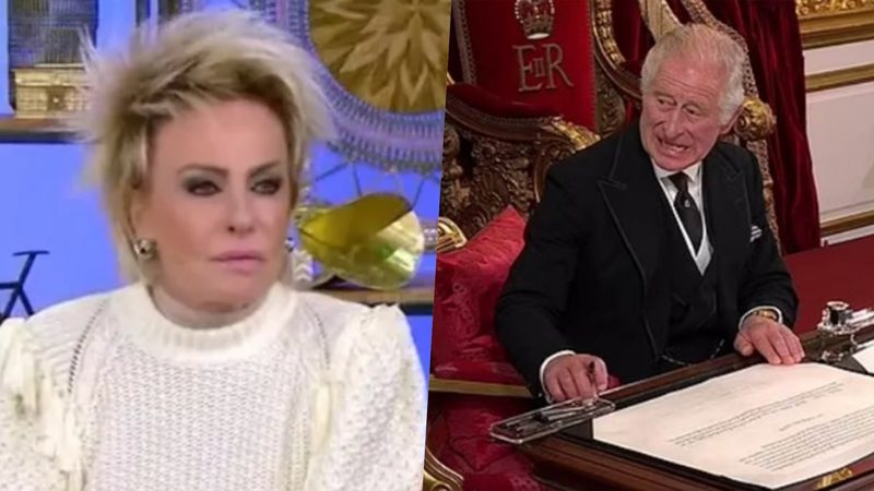 Ana Maria Braga critica atitude rude de Rei Charles III durante evento e não poupa palavras ao novo rei da Inglaterra - Foto/Reprodução