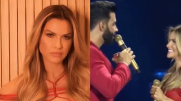 Em show, Gusttavo Lima se derrete ao ver Andressa Suita loira - Reprodução/Instagram