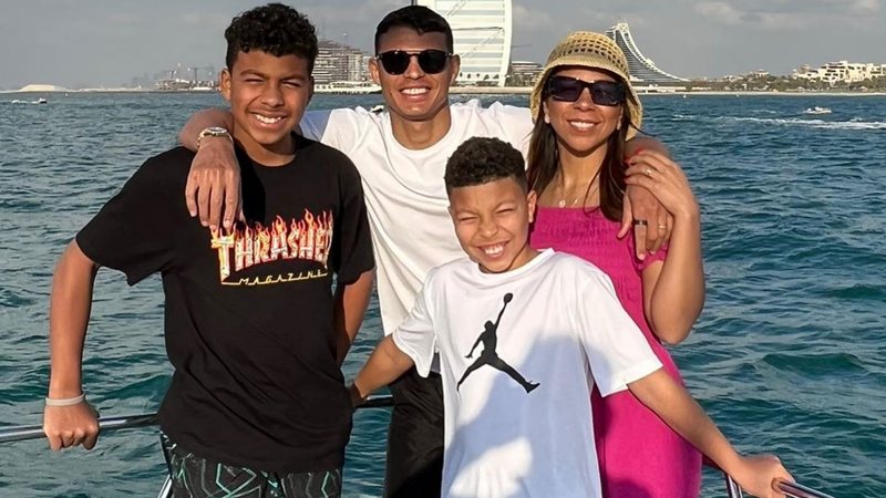 Belle Silva comemora aniversário de Thiago Silva - Reprodução/Instagram