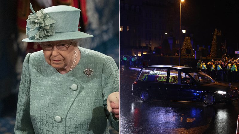 Chegada do caixão da Rainha Elizabeth II no Palácio de Buckingham - Fotos: Getty Images