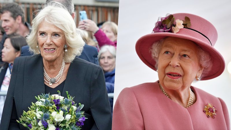 Camilla Parker Bowles, a nova rainha consorte, presta homenagem discreta a Rainha Elizabeth II durante velório - Foto/Getty Images