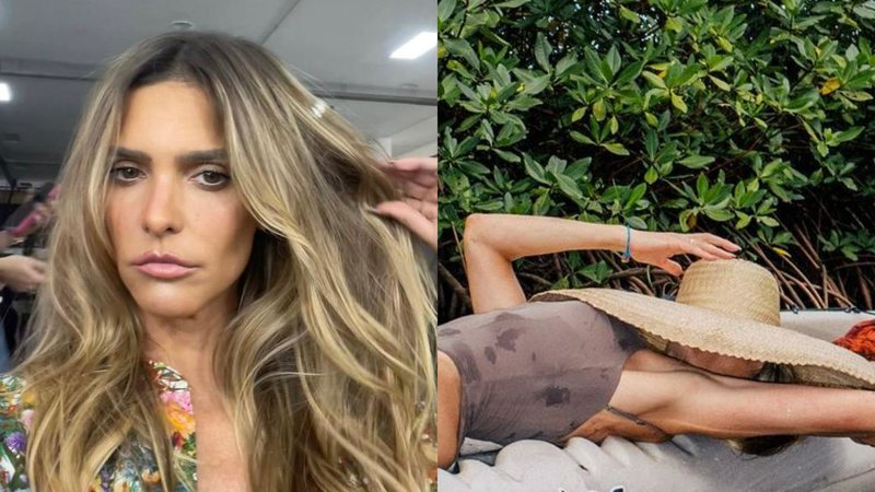 Fernanda Lima exibe seu corpão escultural ao surgir com um maiô cavadíssimo - Reprodução/Instagram