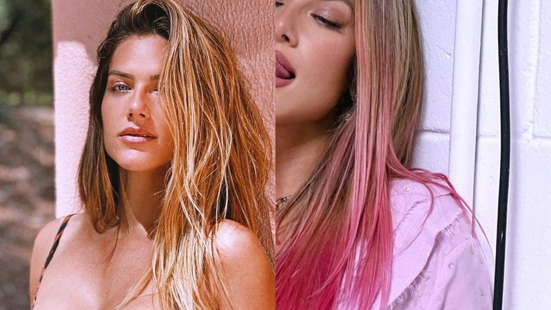 Giovanna Ewbank deixa fãs babando ao surgir com os cabelos cor de rosa - Reprodução/Instagram