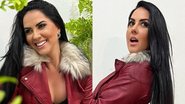 Graciele Lacerda deixa sutiã aparecendo ao mostrar look para show do marido - Reprodução/Instagram