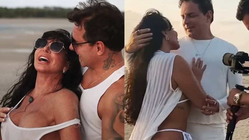 Gretchen exibe corpaço em ensaio com o marido - Reprodução/Instagram