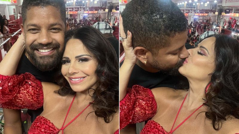 Guilherme Militão e Viviane Araújo dão as boas-vindas para Joaquim, o primeiro filho do casal - Foto: Reprodução / Instagram