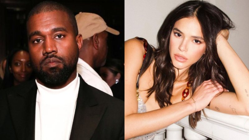 Kanye West elogiou Bruna Marquezine durante desfile em Londres - Fotos: Getty Images/Instagram