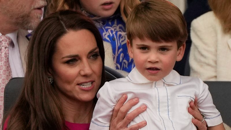 Kate Middleton revela reação do filho, Louis à morte da bisavó, Rainha Elizabeth II - Getty Images