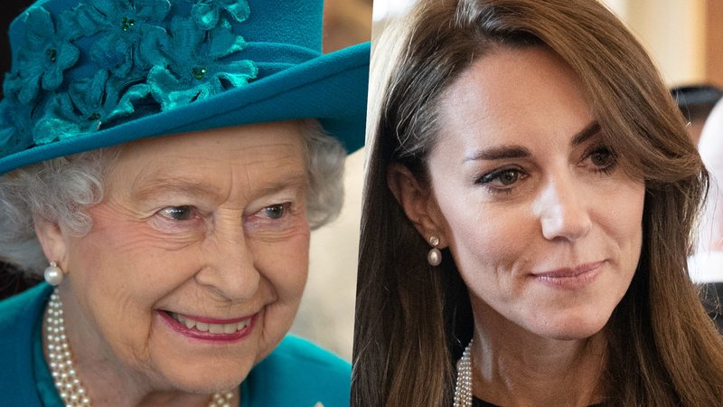 Kate Middleton usa colar especial que pertenceu à Rainha Elizabeth II em evento em Londres - Foto/Getty Images