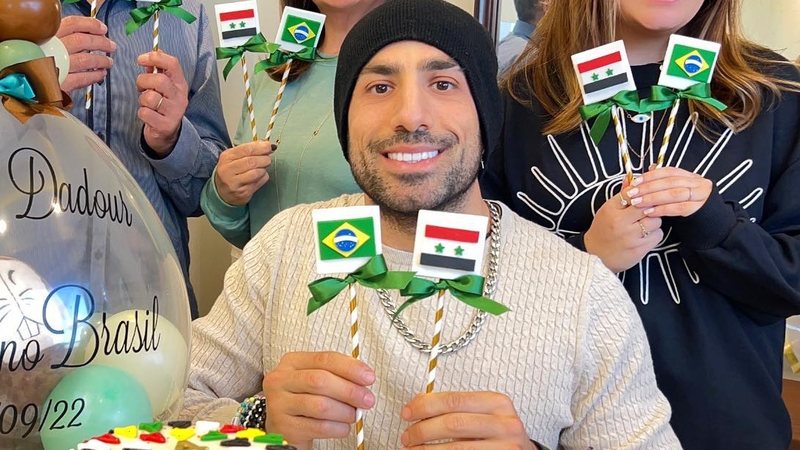 Kaysar Daduor celebra 4 anos da família no Brasil - Reprodução/Instagram