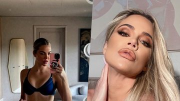 Khloé Kardashian quase mostra demais ao ostentar corpão sarado em biquíni mínimo - Foto/Instagram