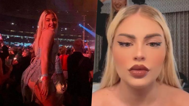 Luísa Sonza aposta em top e shorts com recortes para show de Lady Gaga nos EUA - Foto/Instagram