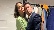 Maria Beltrão se encontrou com Cauã Reymond nos bastidores da Rede Globo - Reprodução: Instagram