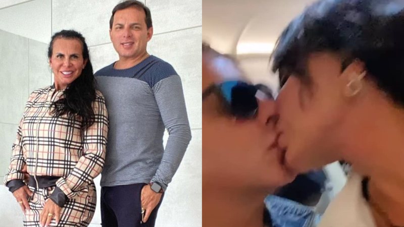 Gretchen registra beijo quente com o marido e faz a temperatura subir - Reprodução/Instagram