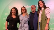 Natália Lara, Ana Thaís Matos, Galvão Bueno e Renata Silveira - Foto: Bruno Giufrida