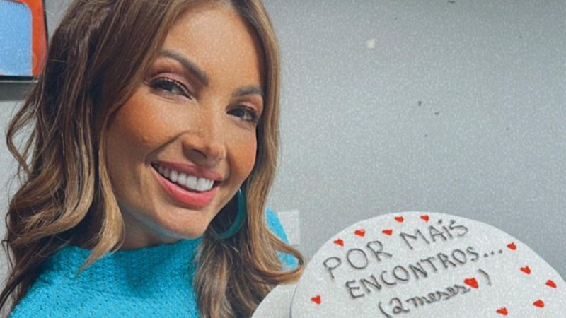 Patrícia Poeta celebra 2 meses no comando do Encontro - Reprodução/Instagram