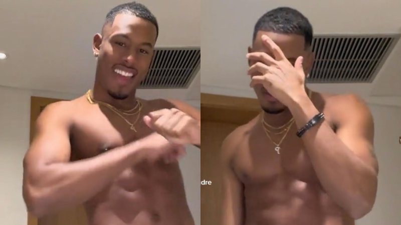 Paulo André eleva a temperatura da web com vídeo dançando - Reprodução/TikTok