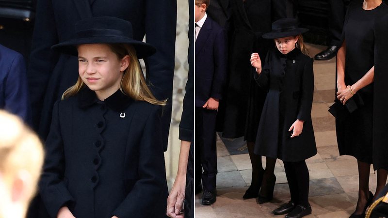 Princesa Charlotte usa broche que ganhou de presente da Rainha Elizabeth II - Fotos: Getty Images