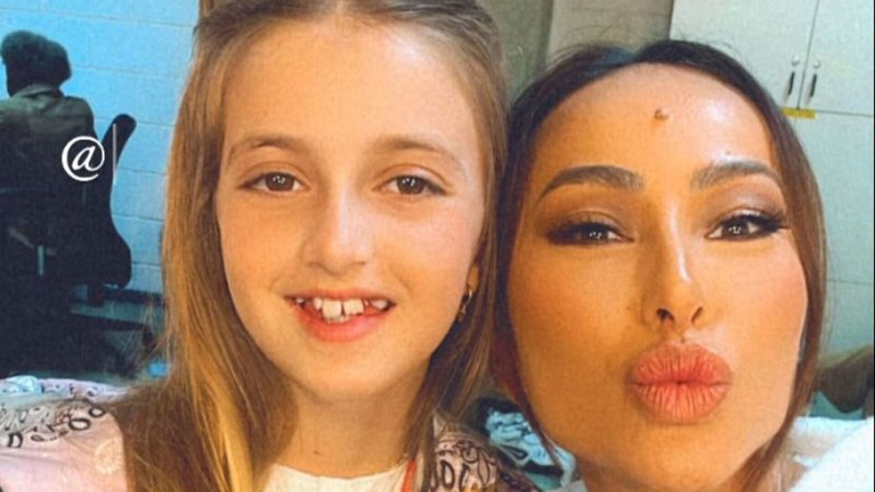 Sabrina Sato se encontrou com Eva, filha de Luciano Huck e Angélica - Reprodução: Instagram