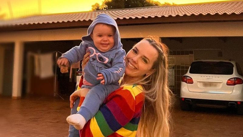 Thaeme Mariôto relembra a gestação e celebra um ano da filha caçula - Reprodução/Instagram