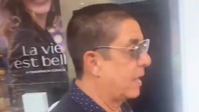 Cantor de samba Zeca Pagodinho se negou a tirar foto com fã em shopping pela manhã - Foto: Reprodução / Instagram