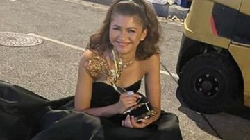 Zendaya celebrou nas redes sociais sua vitória no Emmy - Reprodução: Instagram