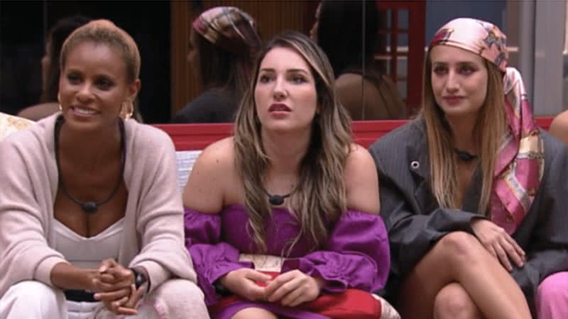 Aline Wirley, Amanda e Bruna Griphao no BBB 23 - Foto: Reprodução / Globo