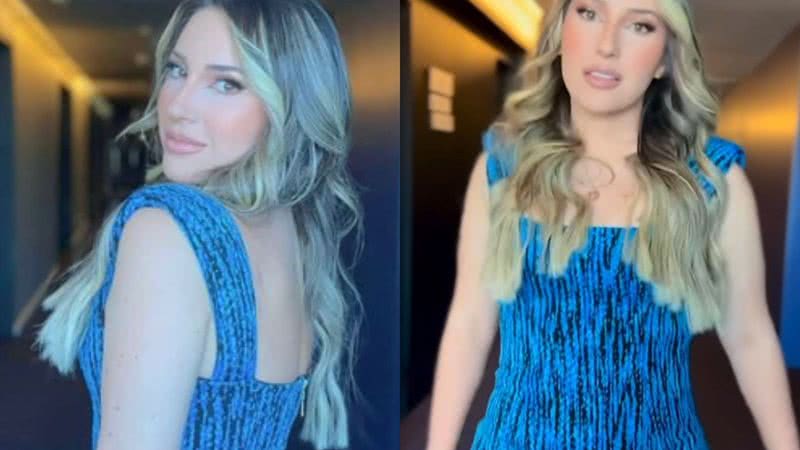 Amanda rouba a cena com vestido justinho - Reprodução/Instagram