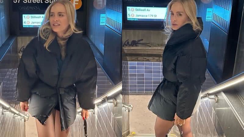 Angelica elege look escandaloso para passear em Nova York - Reprodução/Instagram