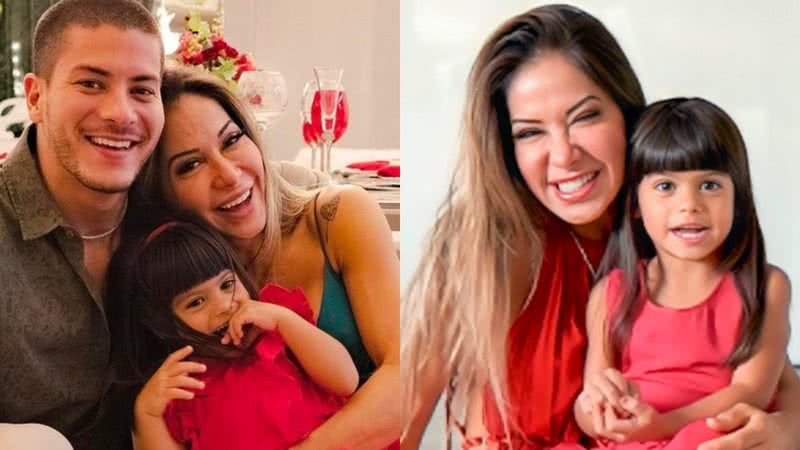 Empresária Maíra Cardi sempre falou que não queria mais ter filhos e que Sophia foi apenas para realizar o sonho do ator de ser pai - Foto: Reprodução / Instagram