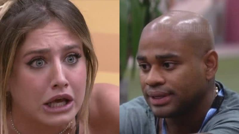 Atriz Bruna Griphao quer perturbar a paz do enfermeiro Cezar Black para que ele saia do quarto no BBB 23 - Foto: Reprodução / Twitter