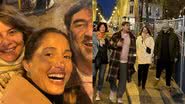 Camila Pitanga, Zeca Camargo e Cláudia Abreu se encontram em Paris - Reprodução/Instagram