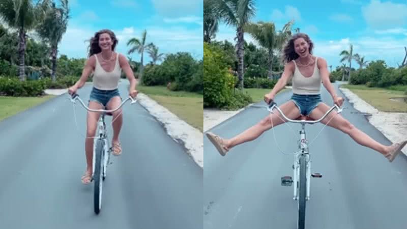 Gisele Bündchen posta reflexão ao mostrar passeio de bike - Reprodução/Instagram