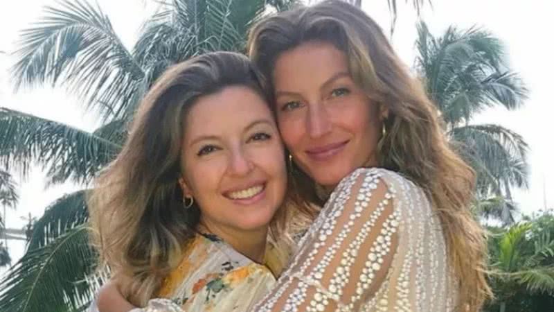 A modelo Gisele Bündchen e sua irmã gêmea, Patrícia - Foto: Reprodução/Instagram @gisele