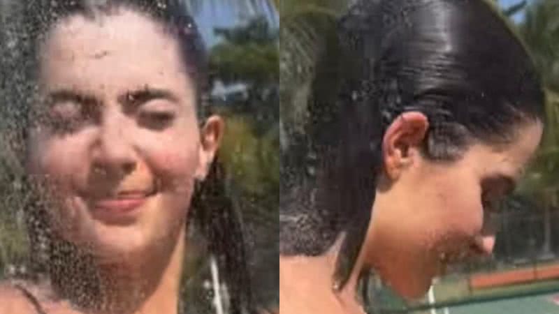 Jade Picon recebeu chuva de elogios ao postar vídeo apenas de biquíni - Reprodução: Instagram