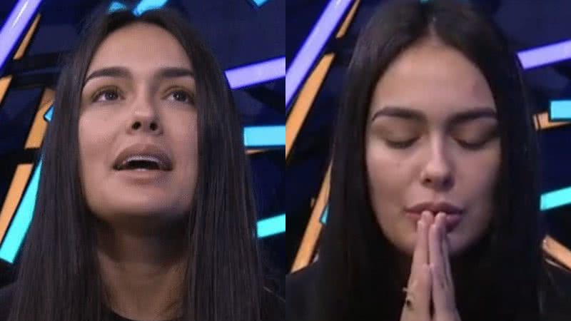 Larissa desabafa sobre ida ao paredão com rival - Reprodução/Globo