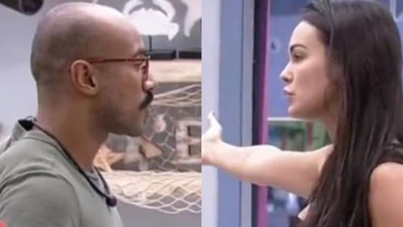 Larissa e Ricardo tem discussão acalorada por causa de louça - Reprodução/Globo