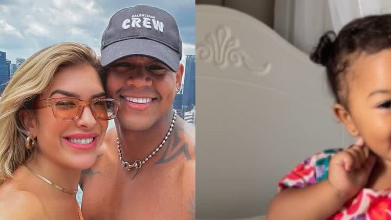 Filha de Lore Improta e Léo Santana encanta ao fazer poses para fotos - Reprodução/Instagram