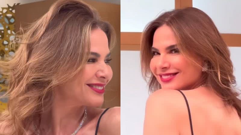 Luciana Gimenez surgiu elegante em look todo preto - Reprodução: Instagram