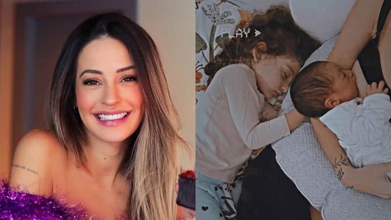 Tamy Contro mostra momento fofo com os filhos e se declara: "Revolucionaram meu ser" - Reprodução/Instagram