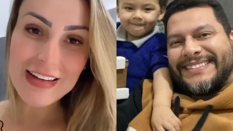 Andressa Urach presta homenagem ao ex-marido no Dia dos Pais - Reprodução/Instagram