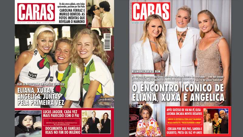 Capas de CARAS com Eliana, Xuxa e Angélica - Fotos: Arquivo CARAS