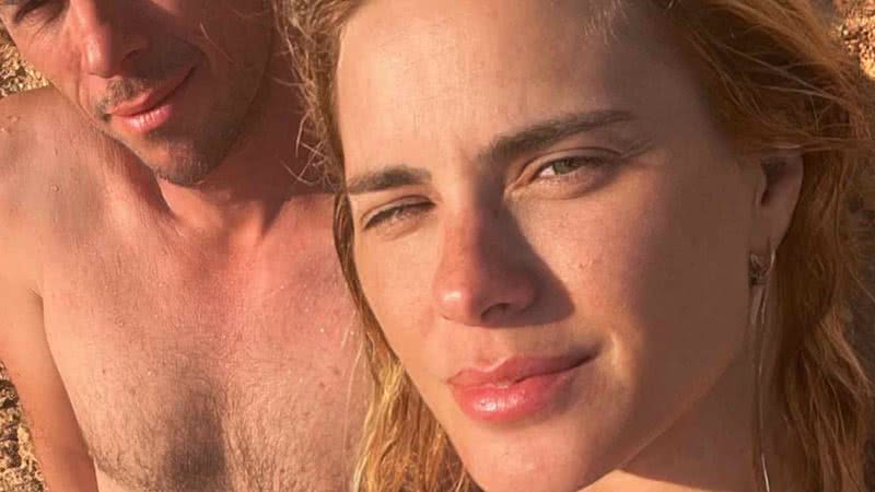 Carolina Dieckmann surge em clique raro com o marido - Reprodução/Instagram