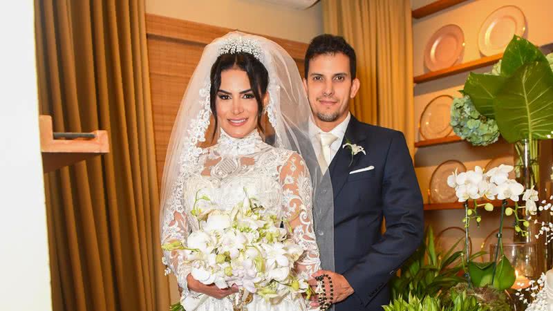 Casamento de Lucilene Caetano e Felipe Sertanejo - Fotos: Marcelo Sá Barretto / AgNews