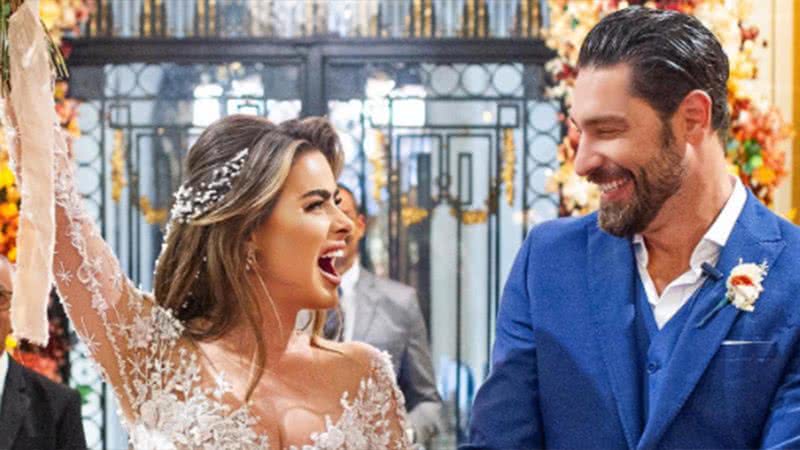 Rayanne Morais e Victor Pecoraro no casamento - Foto: Reprodução / Instagram @jessicalimafotografia