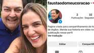 Família de Faustão cria página para promover doação de órgãos - Reprodução/Instagram